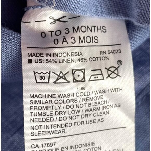 Janie & Jack Baby Bundle Lot 3 Rompers 0-3 Months Striped & Fish Print - Picture 12 of 14